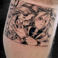 El tatuaje anime o manga