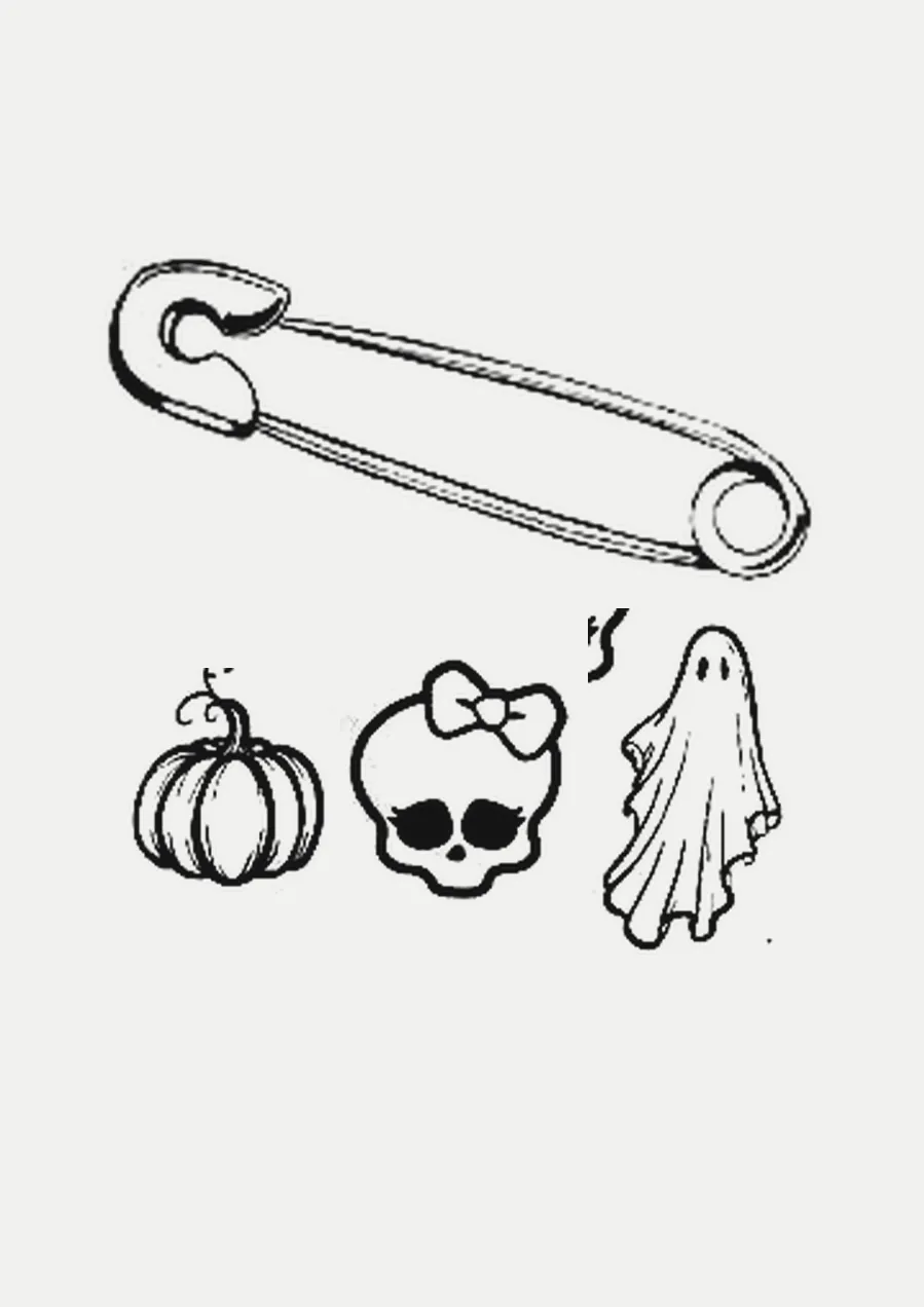 Crea tu Halloween Charm de PinkShark Tattoo: un imperdible con tres charms: calabaza, calavera y fantasma